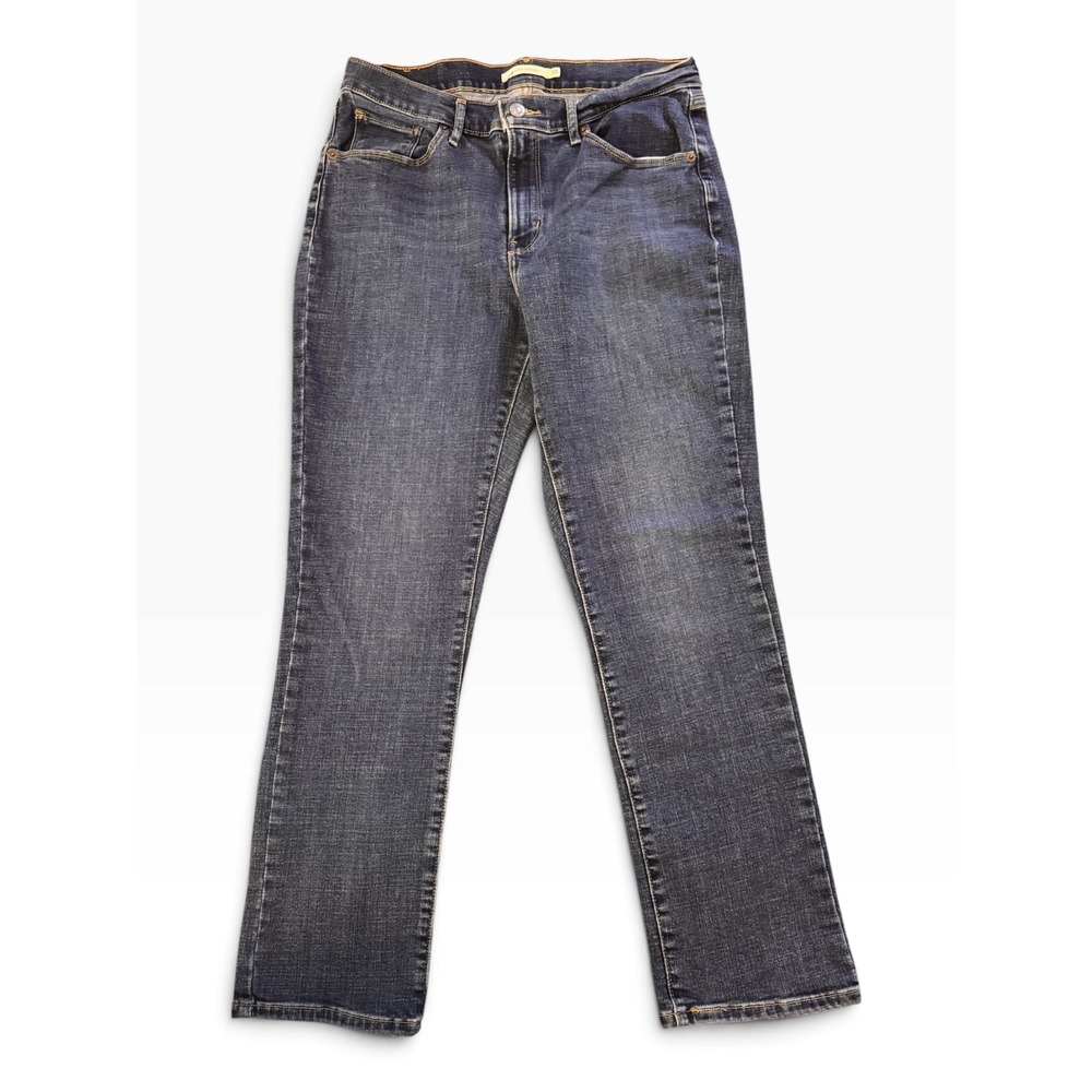 Levis Classic Straight Leg Jeans Womens Size 30 Medium Wash Indigo Denim